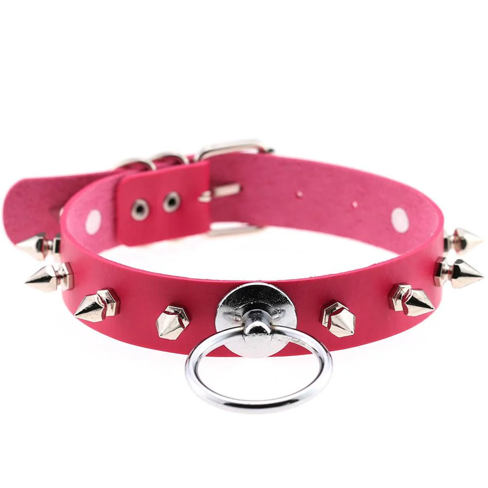 Riot Girl Choker Collar Necklace - Image 9