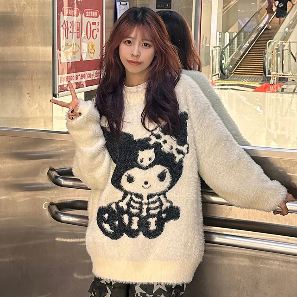Skeleton Kuromi Sweater - Image 3