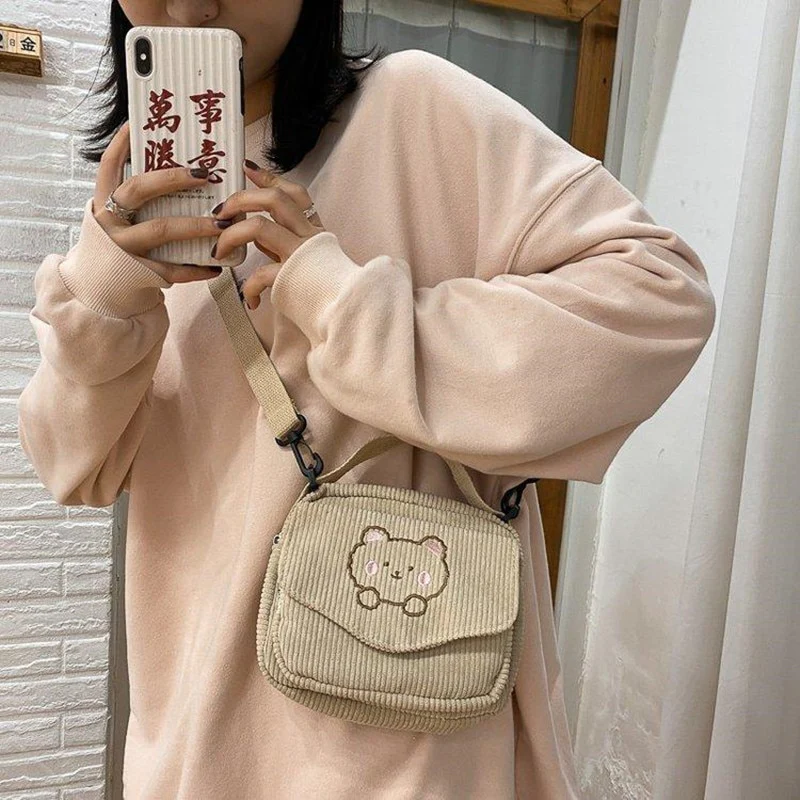 Soft Brown Mocha Kawaii Satchel bag - Image 9