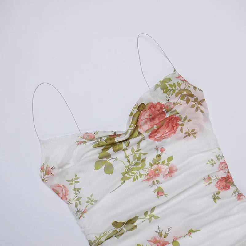 Soft Girl Aesthetic Floral Mini Sundress - Image 11