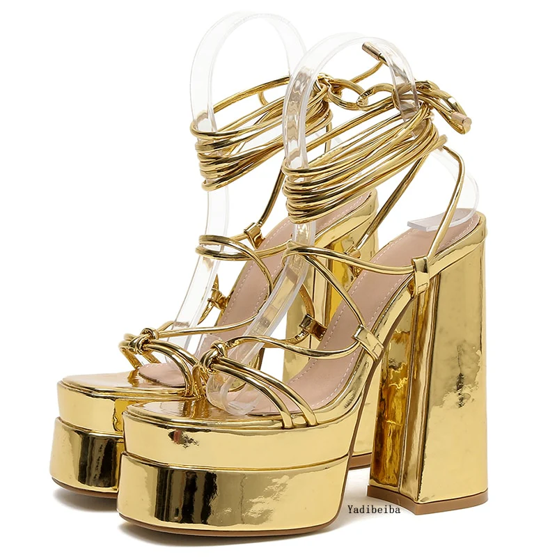 Soft Girl Y2K Platform Sandals - Image 4