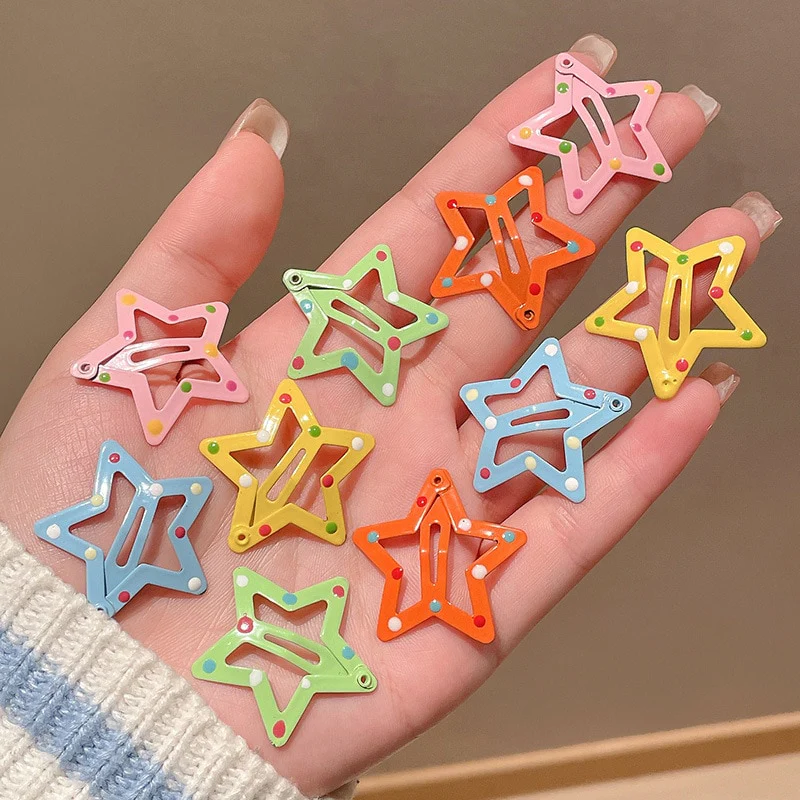 Star BB Hair Clips 10 pcs Set - Image 13