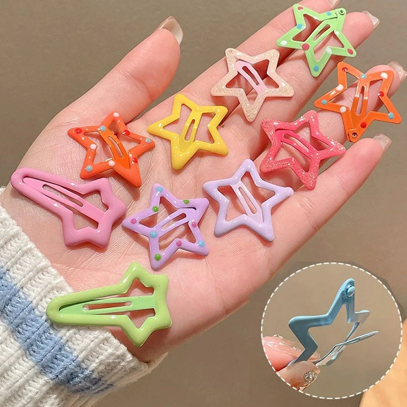 Star BB Hair Clips 10 pcs Set - Image 23