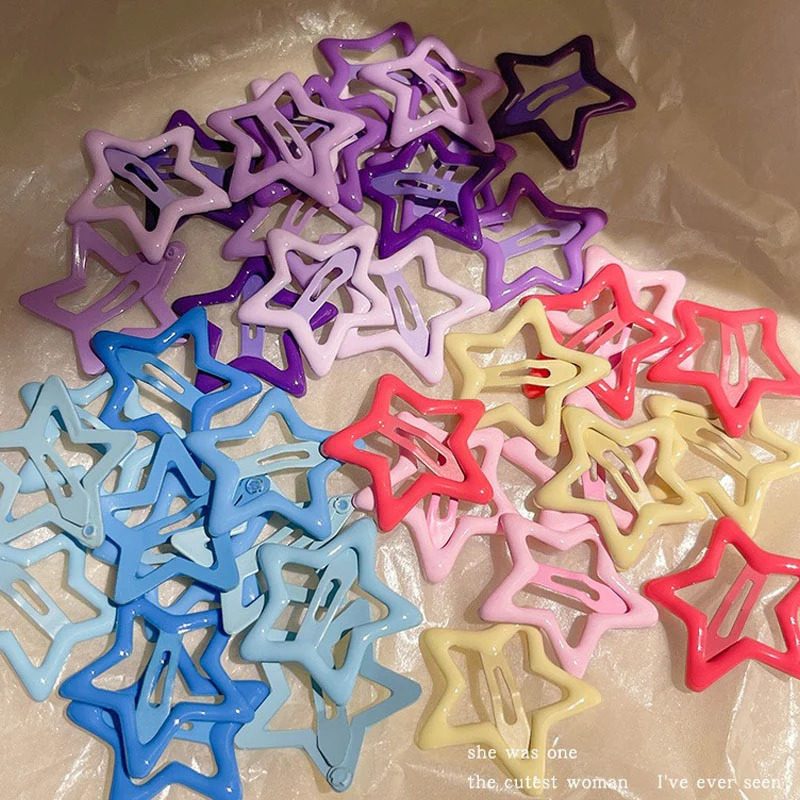 Star BB Hair Clips 10 pcs Set - Image 27