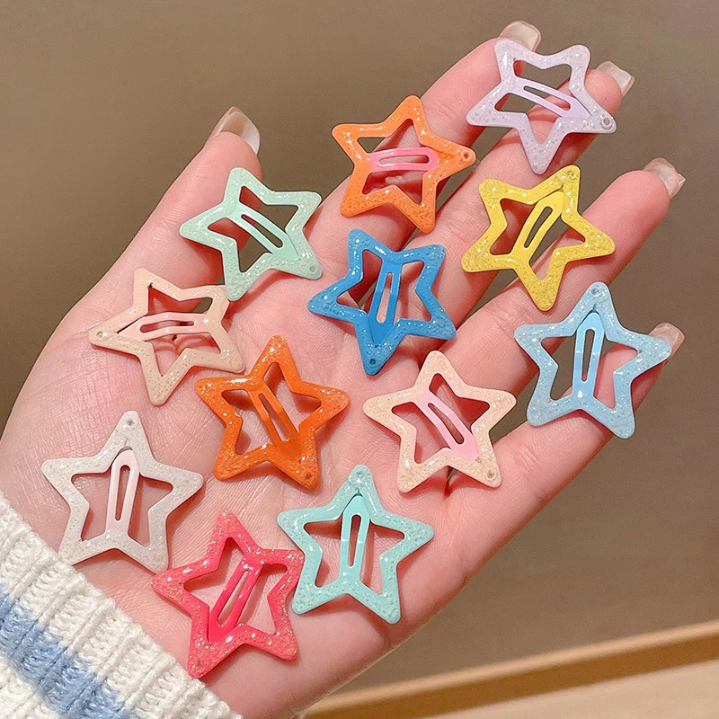 Star BB Hair Clips 10 pcs Set - Image 3