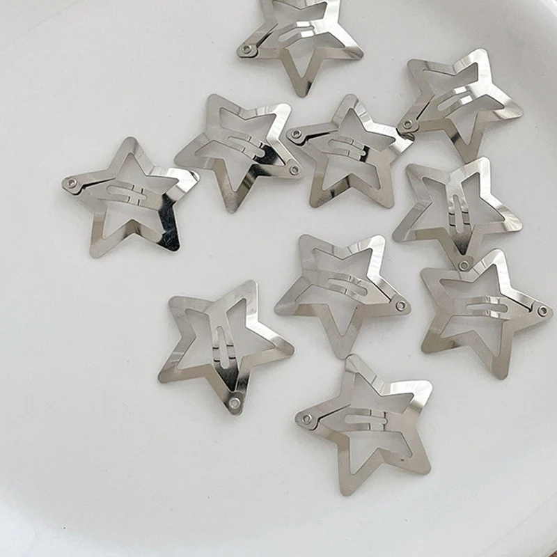 Star BB Hair Clips 10 pcs Set - Image 6