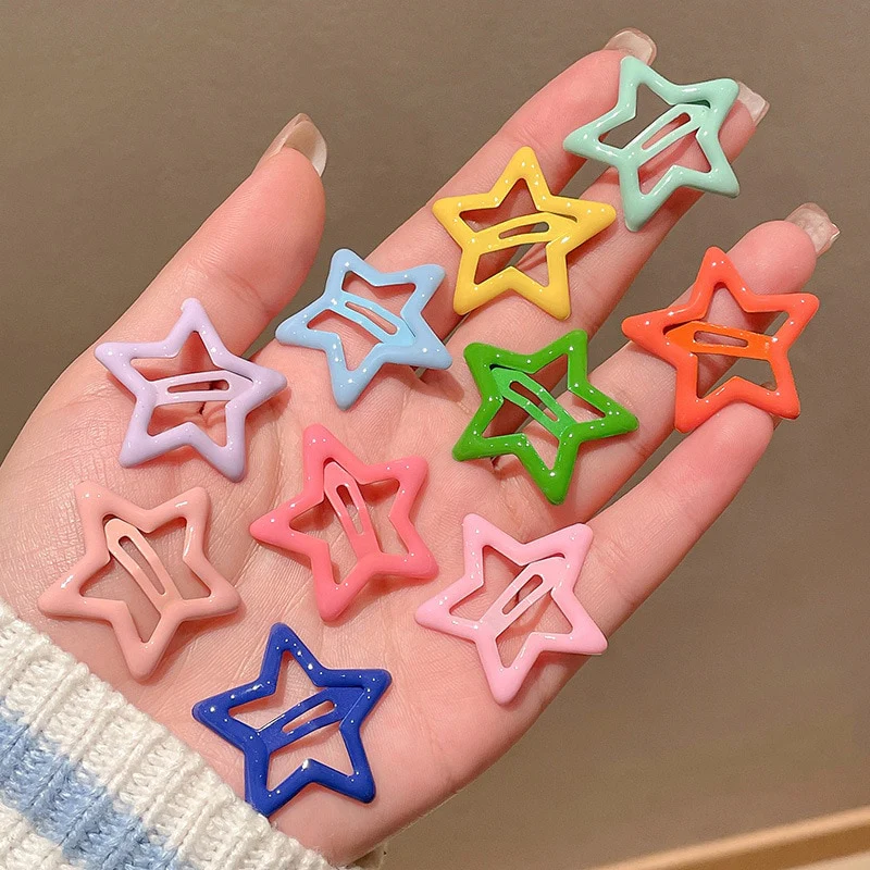 Star BB Hair Clips 10 pcs Set - Image 9