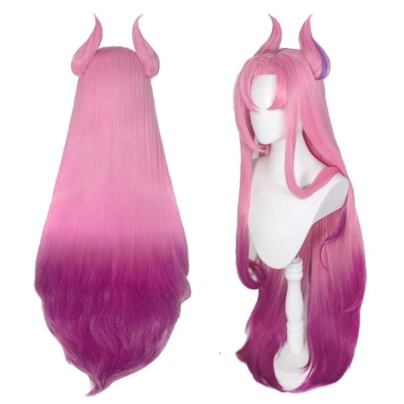 Star Guardian Kaisa Cosplay Pink Hair Wig 100cm - Image 3