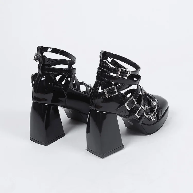 Vampire Aesthetic Goth Shoes - Image 5
