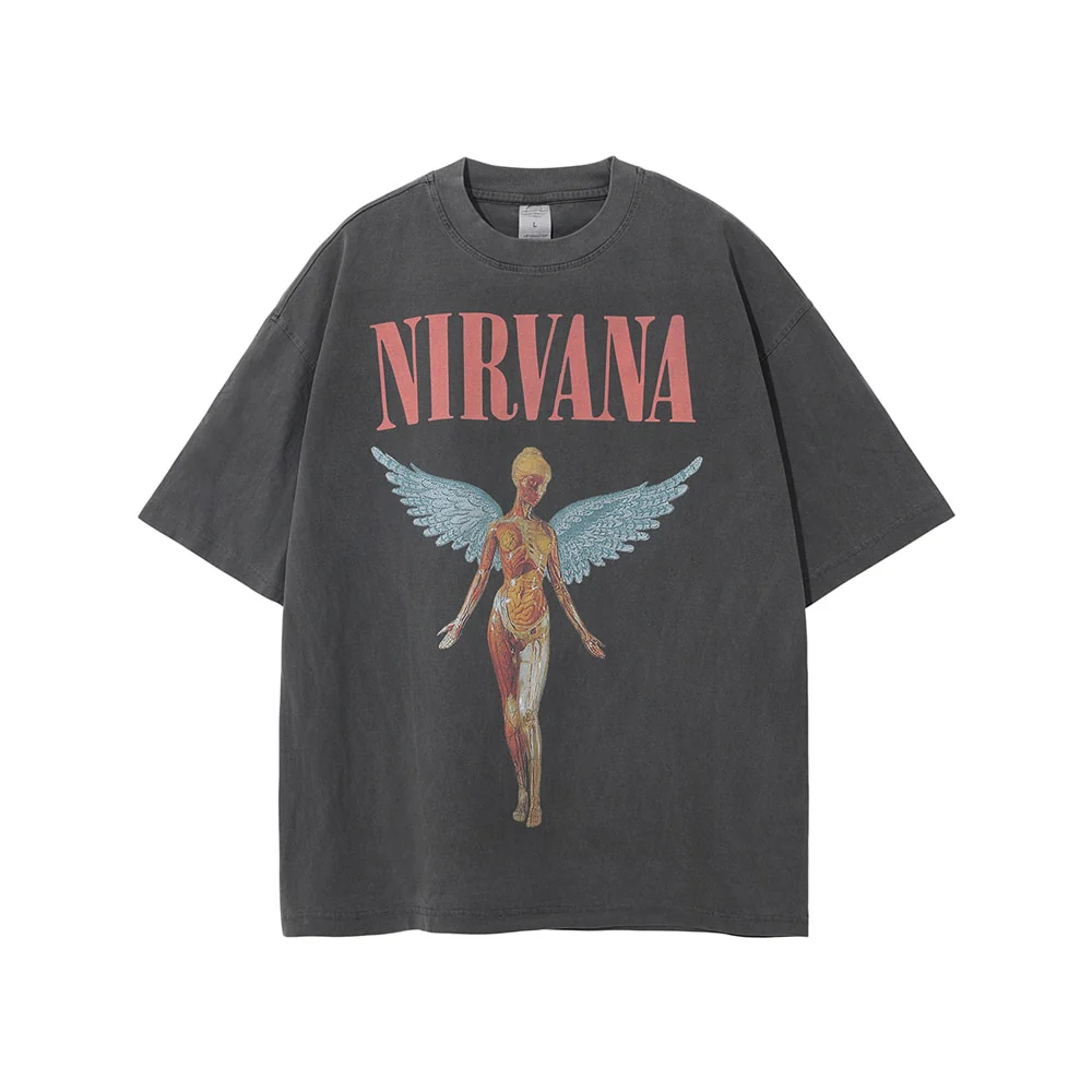 Vintage 90s Grunge Oversize Tee - Image 2