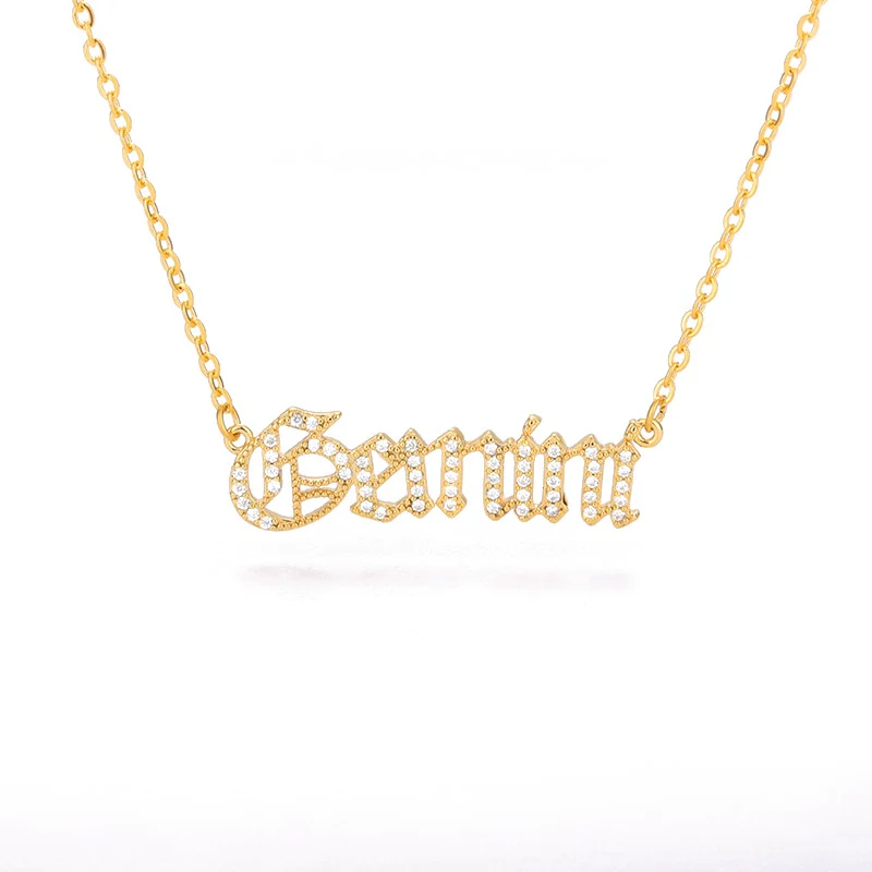 Y2K Gothic Zodiac Necklace - Image 11