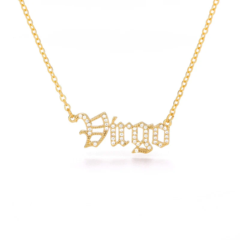 Y2K Gothic Zodiac Necklace - Image 13