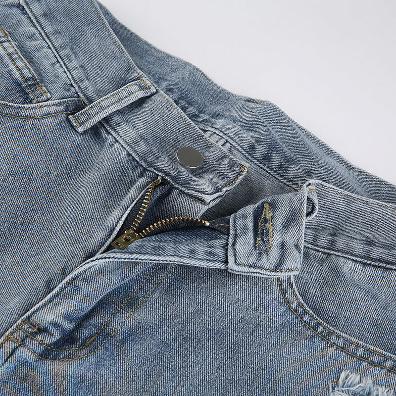 Y2K Grunge Ripped Baggy Jeans - Image 11