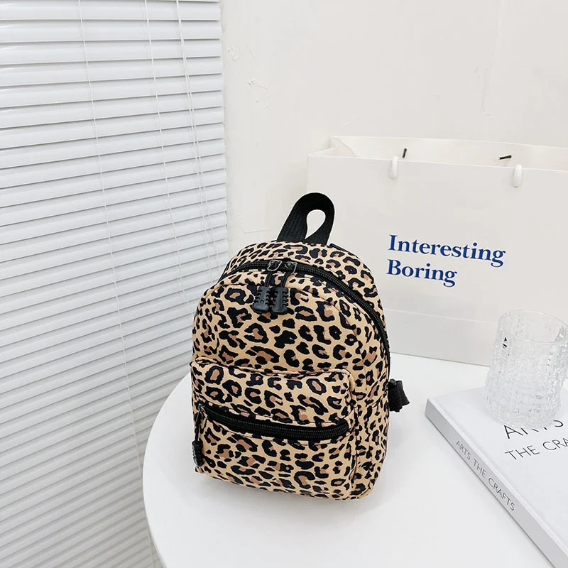 Y2K Mini Backpack Animal Print - Image 3