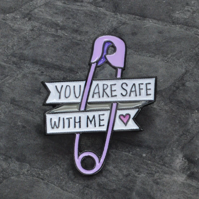 You are safe with me Enamel Pin - Image 5